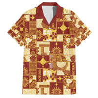 Rotuma Faiakse'ea 'e Kirisimasi Hawaiian Shirt Pacific Patchwork Xmas Vibes LT9 Red - Polynesian Pride