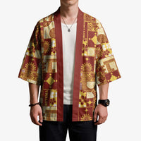 Rotuma Faiakse'ea 'e Kirisimasi Kimono Pacific Patchwork Xmas Vibes LT9 - Polynesian Pride