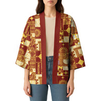 Rotuma Faiakse'ea 'e Kirisimasi Kimono Pacific Patchwork Xmas Vibes LT9 - Polynesian Pride