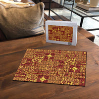 Rotuma Faiakse'ea 'e Kirisimasi Puzzle Pacific Patchwork Xmas Vibes LT9 - Polynesian Pride
