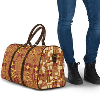 Rotuma Faiakse'ea 'e Kirisimasi Travel Bag Pacific Patchwork Xmas Vibes LT9 - Polynesian Pride