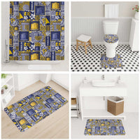 Tokelau Manuia te Kilihimahi Bathroom Set Pacific Patchwork Xmas Vibes LT9 - Polynesian Pride