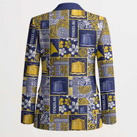 Tokelau Manuia te Kilihimahi Blazer Pacific Patchwork Xmas Vibes LT9 - Polynesian Pride