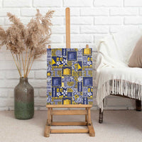 Tokelau Manuia te Kilihimahi Canvas Wall Art Pacific Patchwork Xmas Vibes LT9 - Polynesian Pride