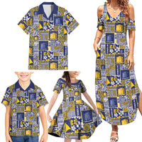 Tokelau Manuia te Kilihimahi Family Matching Summer Maxi Dress and Hawaiian Shirt Pacific Patchwork Xmas Vibes - Polynesian Pride
