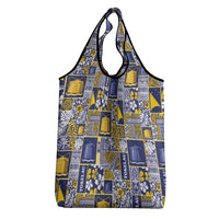 Tokelau Manuia te Kilihimahi Grocery Bag Pacific Patchwork Xmas Vibes LT9 - Polynesian Pride