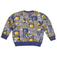 Tokelau Manuia te Kilihimahi Kid Ugly Christmas Sweater Pacific Patchwork Xmas Vibes - Polynesian Pride