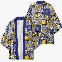 Tokelau Manuia te Kilihimahi Kimono Pacific Patchwork Xmas Vibes LT9 - Polynesian Pride