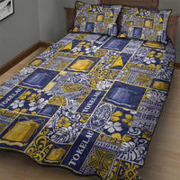 Tokelau Manuia te Kilihimahi Quilt Bed Set Pacific Patchwork Xmas Vibes - Polynesian Pride