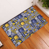 Tokelau Manuia te Kilihimahi Rubber Doormat Pacific Patchwork Xmas Vibes LT9 - Polynesian Pride