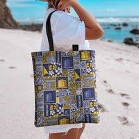 Tokelau Manuia te Kilihimahi Tote Bag Pacific Patchwork Xmas Vibes - Polynesian Pride