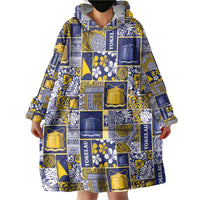 Tokelau Manuia te Kilihimahi Wearable Blanket Hoodie Pacific Patchwork Xmas Vibes LT9 - Polynesian Pride