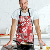 Wallis Et Futuna Kilisimasi Fiefia Apron Pacific Patchwork Xmas Vibes LT9 - Polynesian Pride
