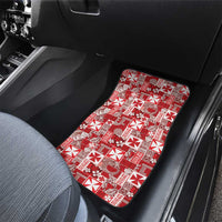Wallis Et Futuna Kilisimasi Fiefia Car Mats Pacific Patchwork Xmas Vibes LT9 - Polynesian Pride