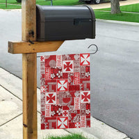 Wallis Et Futuna Kilisimasi Fiefia Garden Flag Pacific Patchwork Xmas Vibes - Polynesian Pride