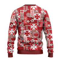 Wallis Et Futuna Kilisimasi Fiefia Ugly Christmas Sweater Pacific Patchwork Xmas Vibes - Polynesian Pride