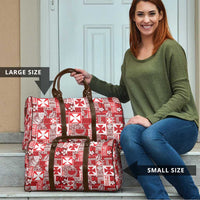 Wallis Et Futuna Kilisimasi Fiefia Travel Bag Pacific Patchwork Xmas Vibes LT9 - Polynesian Pride