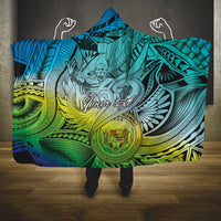 Personalised Aloha King Kamehameha Spirits Hooded Blanket Art Special LT9 One Size Art - Polynesian Pride