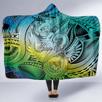 Personalised Aloha King Kamehameha Spirits Hooded Blanket Art Special LT9 - Polynesian Pride
