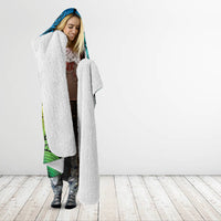 Personalised Aloha King Kamehameha Spirits Hooded Blanket Art Special LT9 - Polynesian Pride