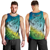 Personalised Aloha King Kamehameha Spirits Men Tank Top Art Special LT9 - Polynesian Pride