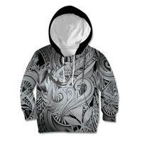 Personalised Aloha King Kamehameha Spirits Kid Hoodie Grey Special LT9 Hoodie Grey - Polynesian Pride
