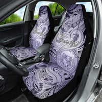 Personalised Aloha King Kamehameha Spirits Car Seat Cover Violet Special