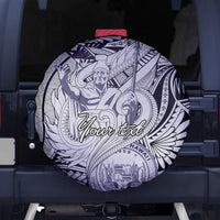 Personalised Aloha King Kamehameha Spirits Spare Tire Cover Violet Special