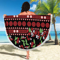 Fiji Masi Bula Tagimoucia Flowers Beach Blanket