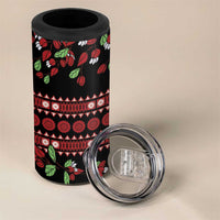 Fiji Masi Bula Tagimoucia Flowers 4 in 1 Can Cooler Tumbler