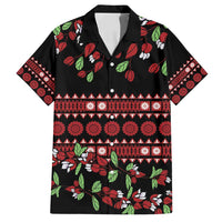 Fiji Masi Bula Tagimoucia Flowers Family Matching Long Sleeve Bodycon Dress and Hawaiian Shirt