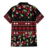 Fiji Masi Bula Tagimoucia Flowers Family Matching Mermaid Dress and Hawaiian Shirt