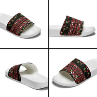 Fiji Masi Bula Tagimoucia Flowers Slide Sandals LT9 - Polynesian Pride