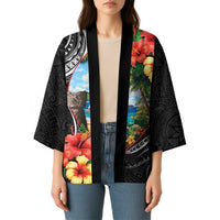 Hafa Adai Guam Kimono Guahan Seal Chamorro Stones Tribal - Polynesian Pride