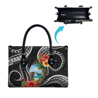 Hafa Adai Guam Leather Bag Guahan Seal Chamorro Stones Tribal LT9 - Polynesian Pride