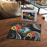 Hafa Adai Guam Puzzle Guahan Seal Chamorro Stones Tribal - Polynesian Pride