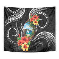 Hafa Adai Guam Tapestry Guahan Seal Chamorro Stones Tribal