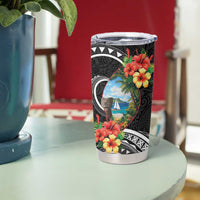 Hafa Adai Guam Tumbler Cup Guahan Seal Chamorro Stones Tribal