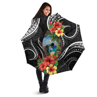 Hafa Adai Guam Umbrella Guahan Seal Chamorro Stones Tribal LT9 - Polynesian Pride