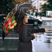 Hafa Adai Guam Umbrella Guahan Seal Chamorro Stones Tribal LT9 - Polynesian Pride