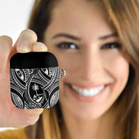 Hafa Adai Guam Inspired Tattoo AirPods Case LT9 Black - Polynesian Pride