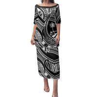 Hafa Adai Guam Inspired Tattoo Family Matching Puletasi and Hawaiian Shirt