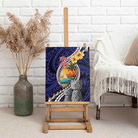 Hafa Adai Guam Seal Latte Stones Artwork Canvas Wall Art