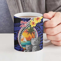Hafa Adai Guam Seal Latte Stones Artwork Ceramic Mug - Polynesian Pride