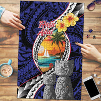 Hafa Adai Guam Seal Latte Stones Artwork Puzzle - Polynesian Pride