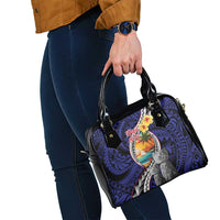 Hafa Adai Guam Seal Latte Stones Artwork Shoulder Handbag