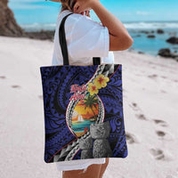 Hafa Adai Guam Seal Latte Stones Artwork Tote Bag - Polynesian Pride