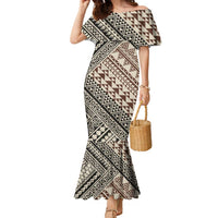 Niho Taniwha Kowhaiwhai Family Matching Mermaid Dress and Hawaiian Shirt