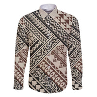 Niho Taniwha Kowhaiwhai Family Matching Off Shoulder Short Dress and Hawaiian Shirt