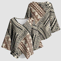 Niho Taniwha Kowhaiwhai Kimono Sleeve Blouse - Polynesian Pride